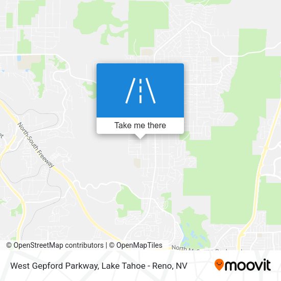 West Gepford Parkway map