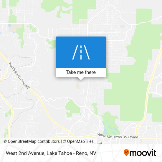 Mapa de West 2nd Avenue