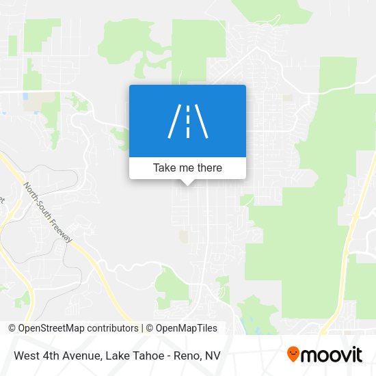 West 4th Avenue map