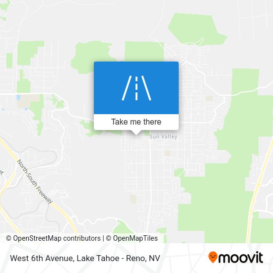 West 6th Avenue map