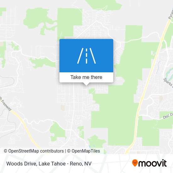 Mapa de Woods Drive