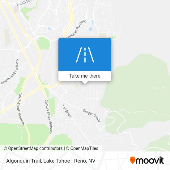 Algonquin Trail map