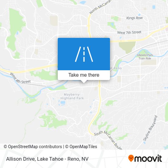 Mapa de Allison Drive