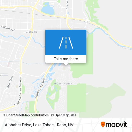 Mapa de Alphabet Drive