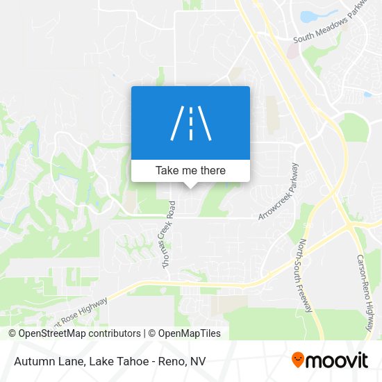 Mapa de Autumn Lane