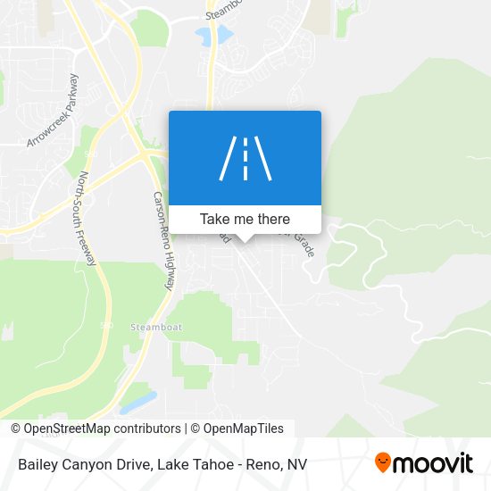 Bailey Canyon Drive map