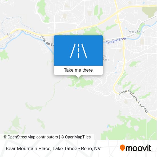 Mapa de Bear Mountain Place
