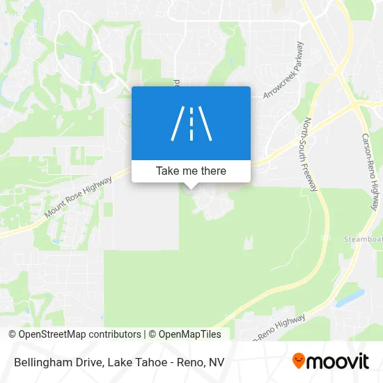 Bellingham Drive map