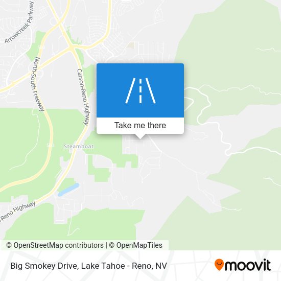 Big Smokey Drive map