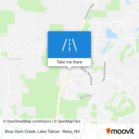 Mapa de Blue Gem Creek