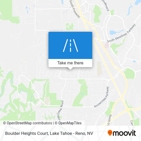 Mapa de Boulder Heights Court