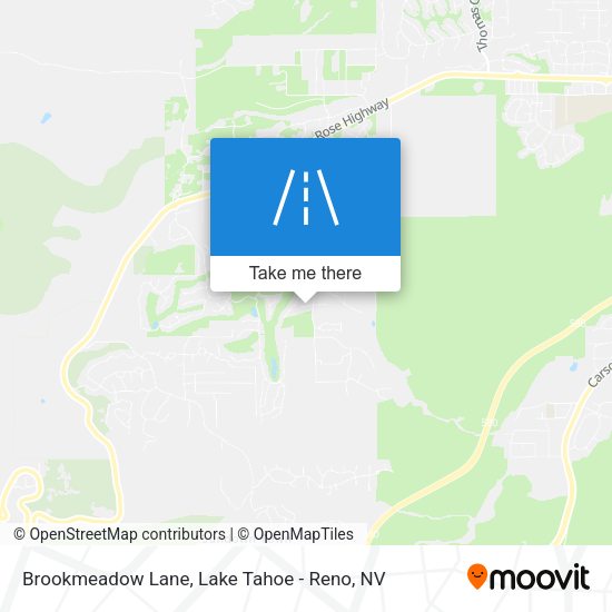 Brookmeadow Lane map