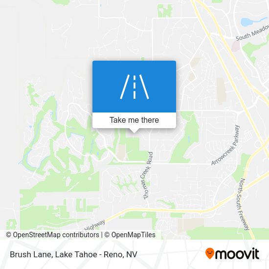 Mapa de Brush Lane