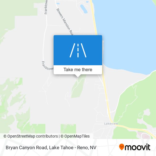 Mapa de Bryan Canyon Road