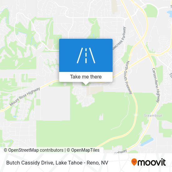 Butch Cassidy Drive map