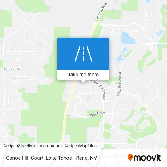 Mapa de Canoe Hill Court