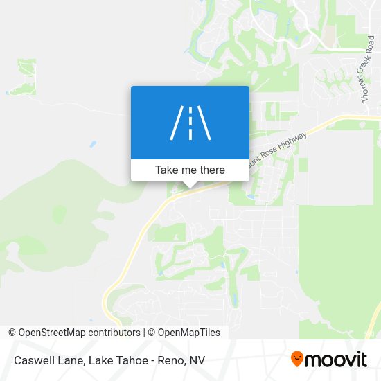 Caswell Lane map