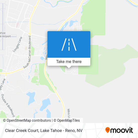 Mapa de Clear Creek Court