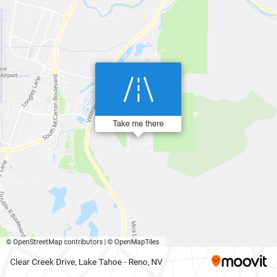 Mapa de Clear Creek Drive