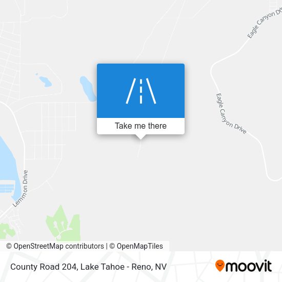 County Road 204 map
