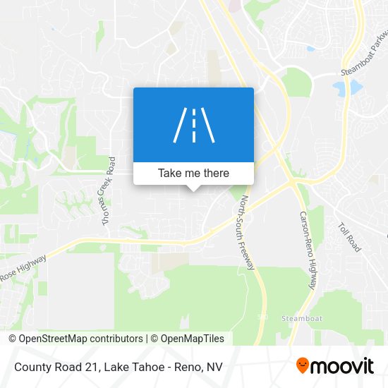 Mapa de County Road 21