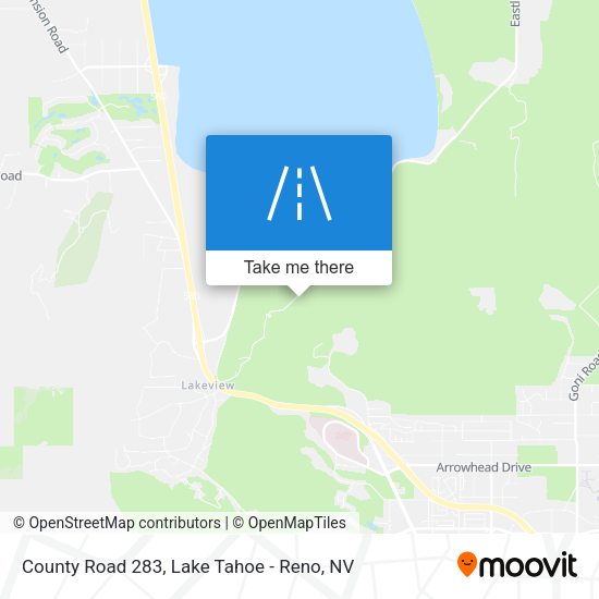 County Road 283 map