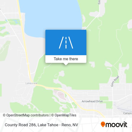 County Road 286 map
