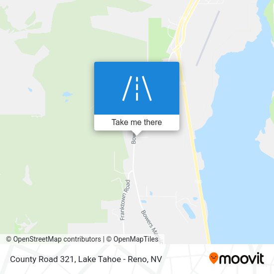 County Road 321 map