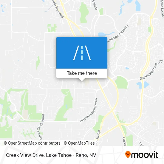 Creek View Drive map