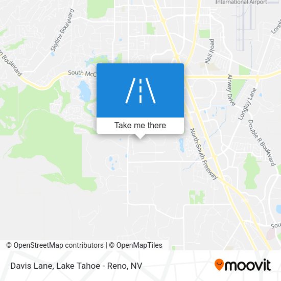 Davis Lane map