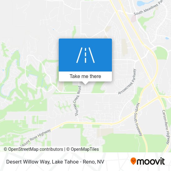 Mapa de Desert Willow Way