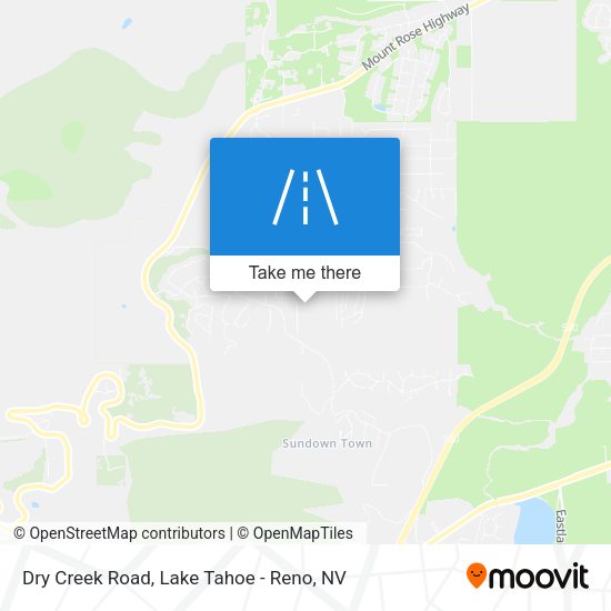 Dry Creek Road map