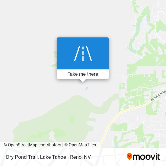 Dry Pond Trail map