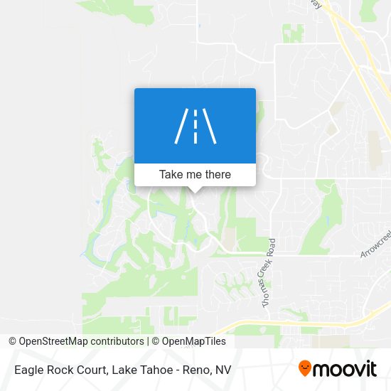 Eagle Rock Court map