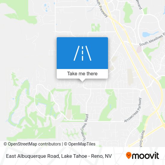 East Albuquerque Road map