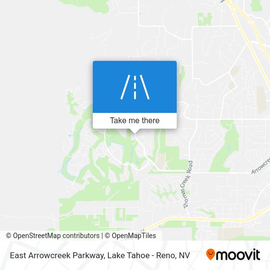 Mapa de East Arrowcreek Parkway