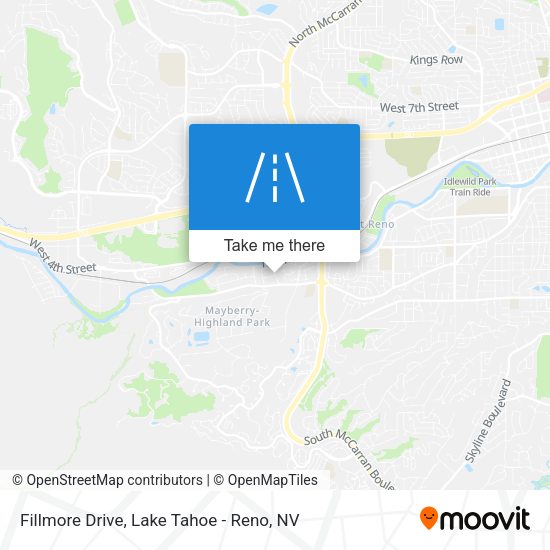 Mapa de Fillmore Drive