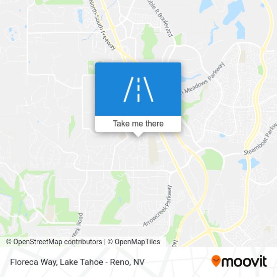 Floreca Way map