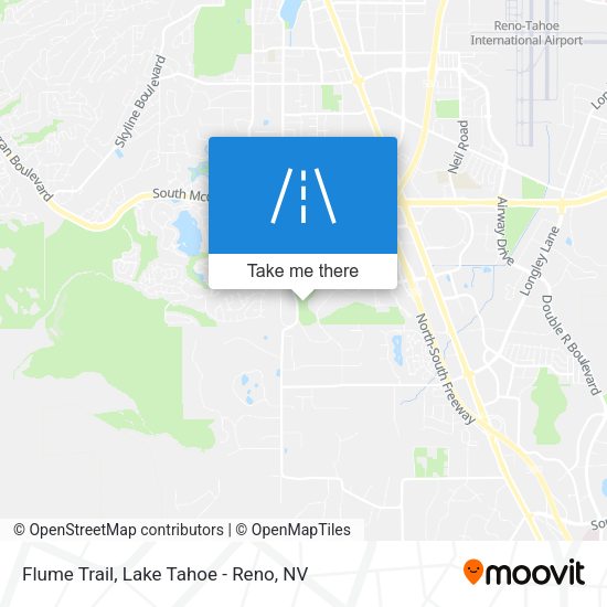 Mapa de Flume Trail