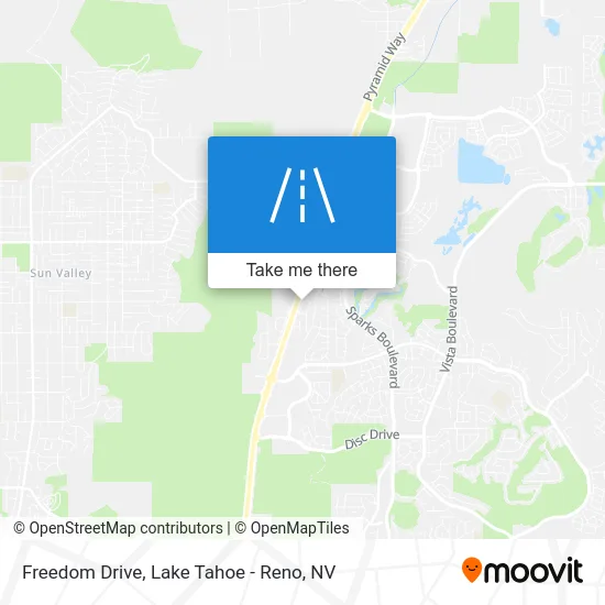 Freedom Drive map