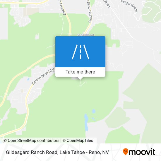 Gildesgard Ranch Road map