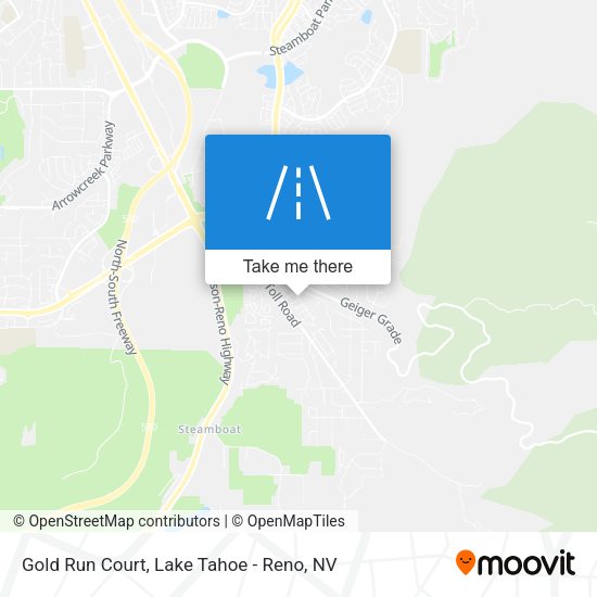 Gold Run Court map