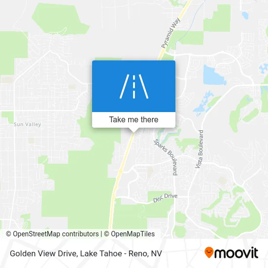 Golden View Drive map