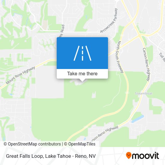 Great Falls Loop map