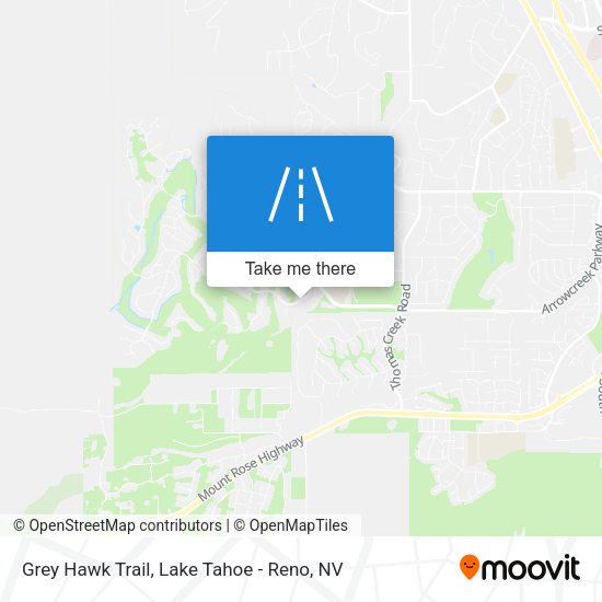 Mapa de Grey Hawk Trail