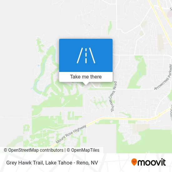Grey Hawk Trail map