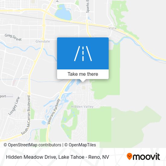 Mapa de Hidden Meadow Drive