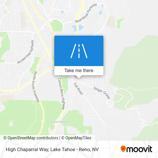 High Chaparral Way map