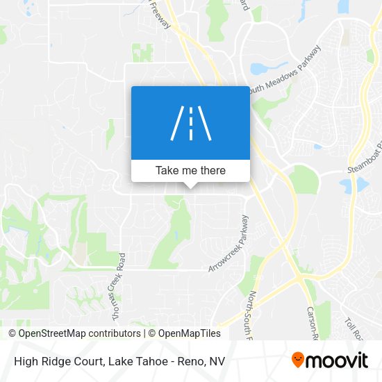 High Ridge Court map