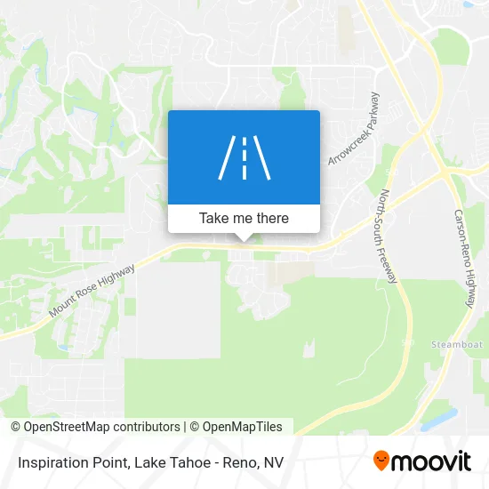 Inspiration Point map